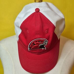 Miami Redhawks Red and White Mesh Cap